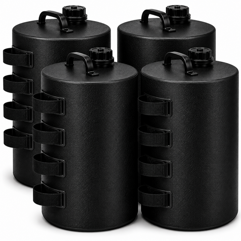 Tentdiscount Premium Watergewicht Set 4x 80L