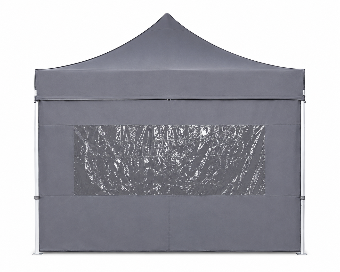 Foto partytent grijs zijwand met raam